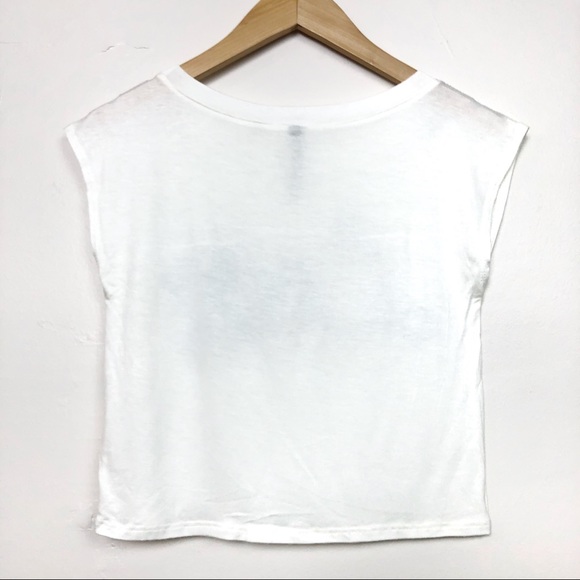 “ Love “ Script Graphic Soft Tee Blue Gold Cream - Picture 8 of 10